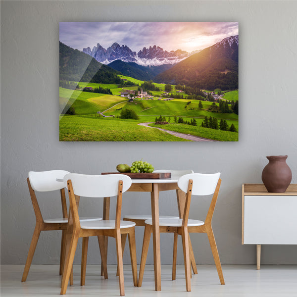 Sunset in the Dolomites