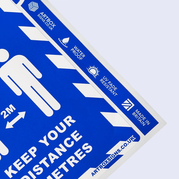 2-Pack Automatic door Keep Clear Mandatory Signs - Artbox Printers