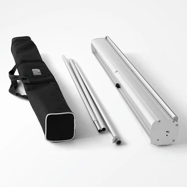 Premium Roller Banner Kit with bag and stand