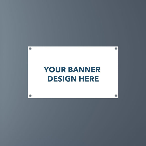 Your Mesh Banner Design Here Example photograph