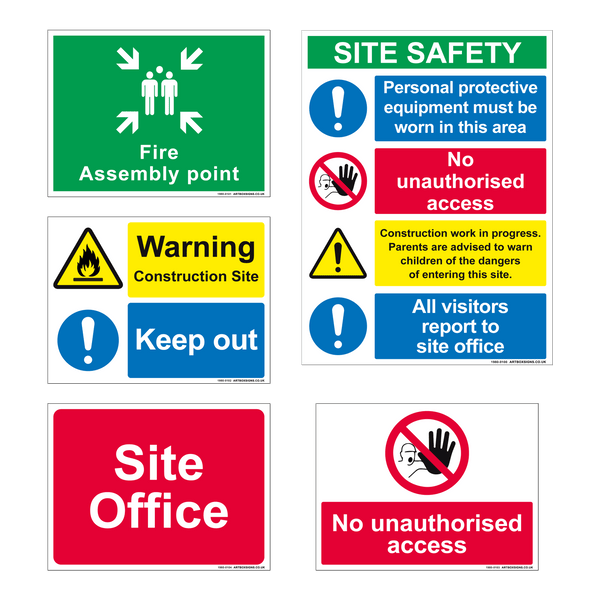 Small Construction Site Sign Pack - Artbox Printers
