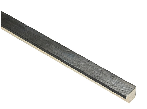 22mm 'Porter' Pewter & Black