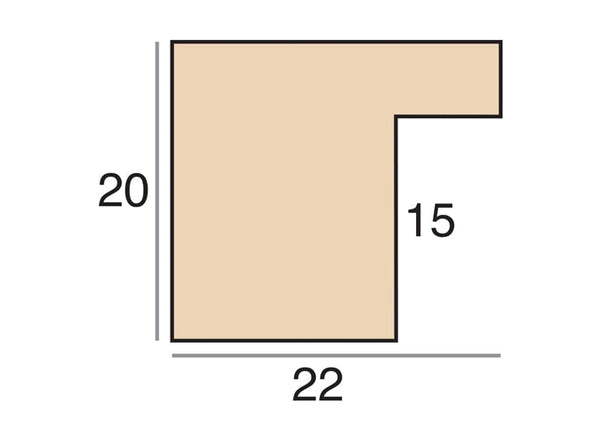 22mm 'Porter' Silver Pink & Black