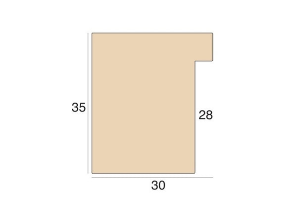 30mm 'Milano' Copper FSC 100%