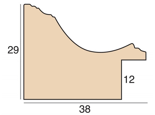 38mm 'Vermeer' Matt Black FSC 100%