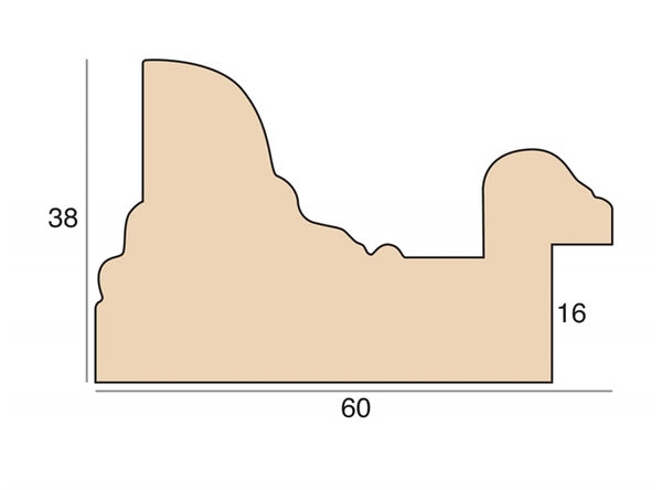 60mm 'Ledbury' Cotton Grey