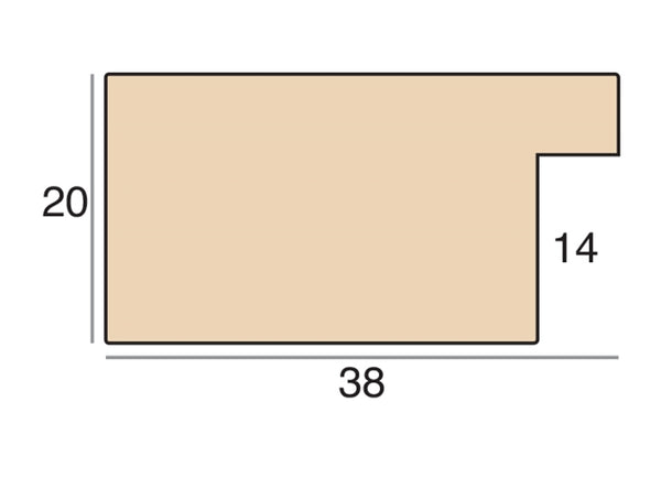 38mm 'Albany' Walnut FSC 100%