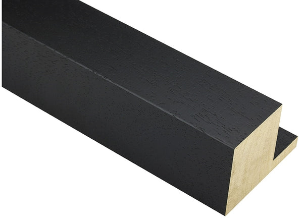 80mm 'Bloc' Black Open Grain