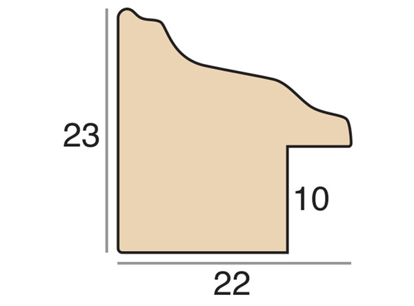 22mm 'Bacchus' Silver FSC Mix 70%