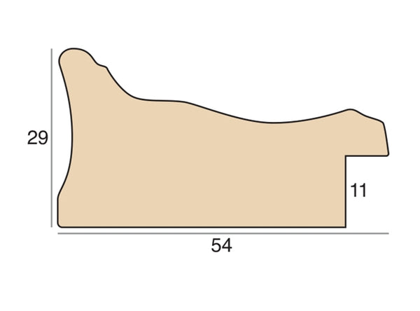 54mm 'Bacchus' Silver FSC Mix 70%