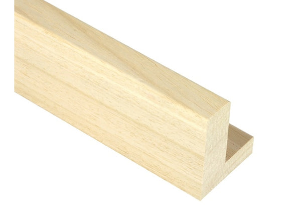 19mm 'Bare Wood L' Ayous 42mm Rebate FSC 100%