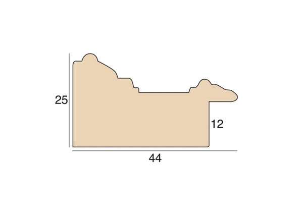 44mm 'Bare Wood' Ayous FSC Mix 70%