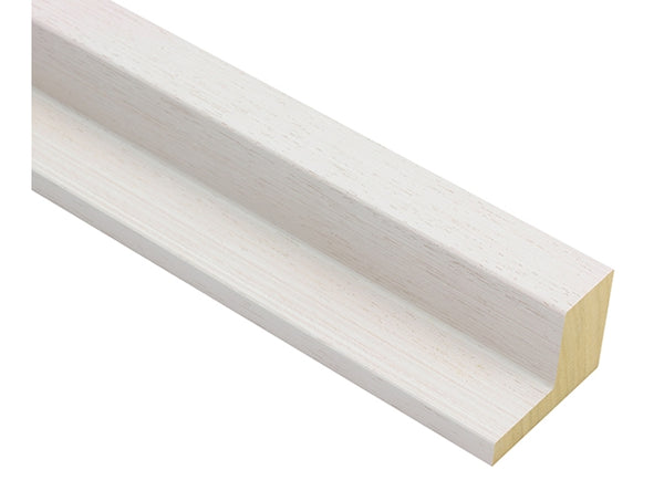 25x39mm 'Bloc' White Washed