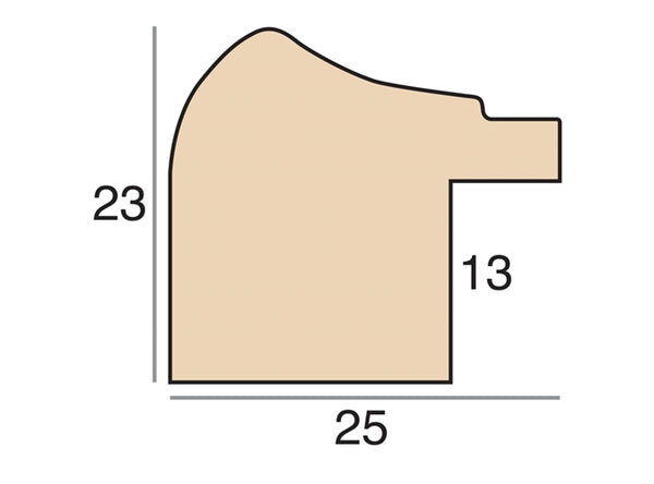 25mm 'Bloomsbury' Fern Green
