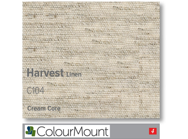 HARVEST   - Colourmount Cream Core Linen