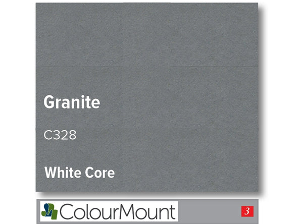 GRANITE   - Colourmount White Core Smooth
