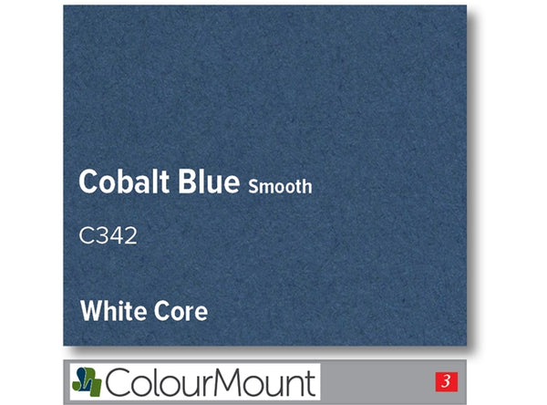 COBALT BLUE   - Colourmount White Core Smooth