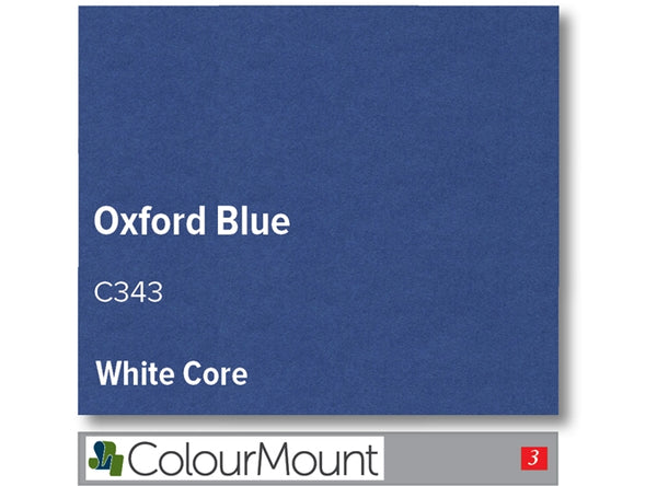 OXFORD BLUE   - Colourmount White Core Smooth