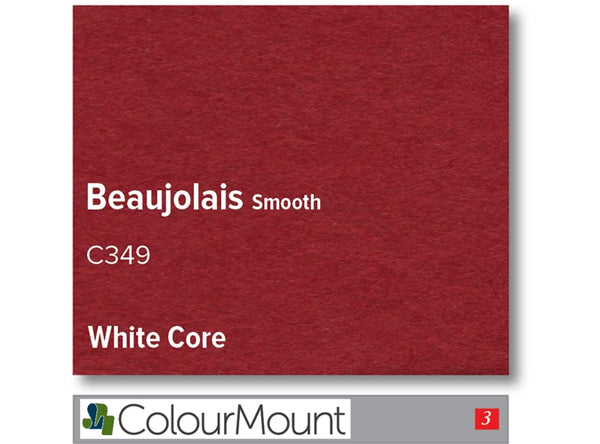 BEAUJOLAIS   - Colourmount White Core Smooth