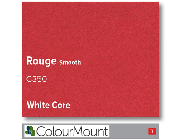 ROUGE  - Colourmount White Core Smooth