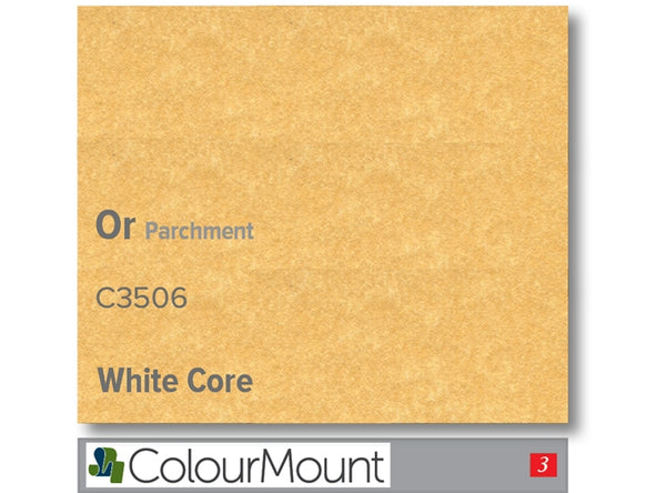 OR  - Colourmount White Core Parchment