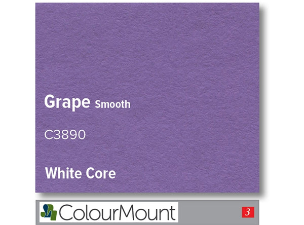 GRAPE   - Colourmount White Core Smooth