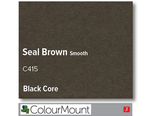 SEAL BROWN   - Colourmount Black Core
