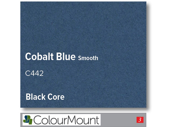 COBALT BLUE   - Colourmount Black Core Smooth