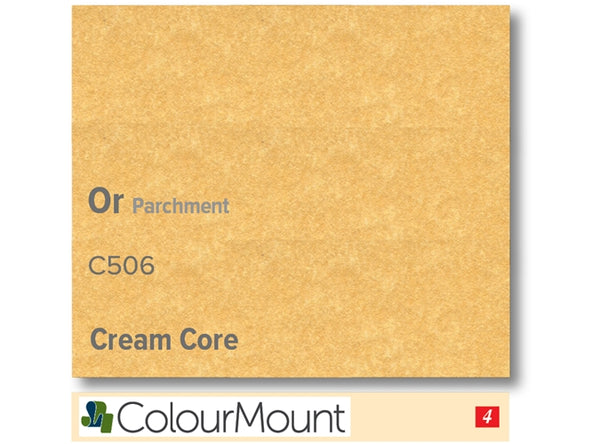 OR    - Colourmount Cream Core Parchment