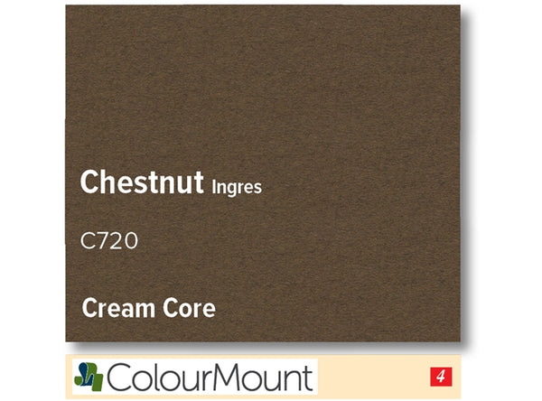 CHESTNUT   - Colourmount Cream Core Chestnut Ingres