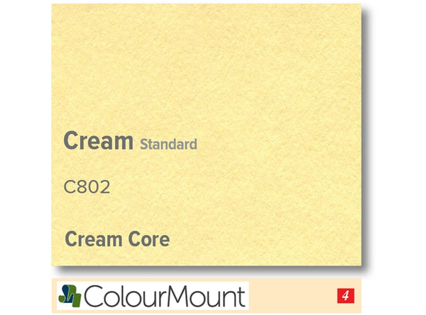 CREAM  - Colourmount Cream Core Standard