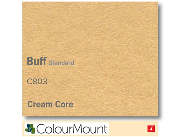 BUFF  - Colourmount Cream Core Standard