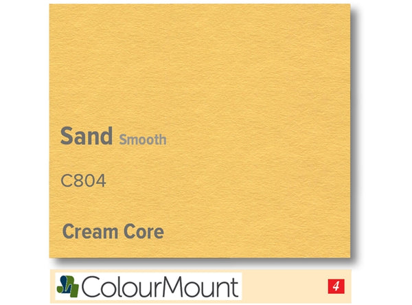 SAND  - Colourmount Cream Core Standard