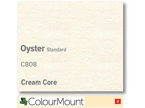 OYSTER   - Colourmount Cream Core Standard