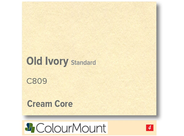 OLD IVORY  - Colourmount Cream Core Standard