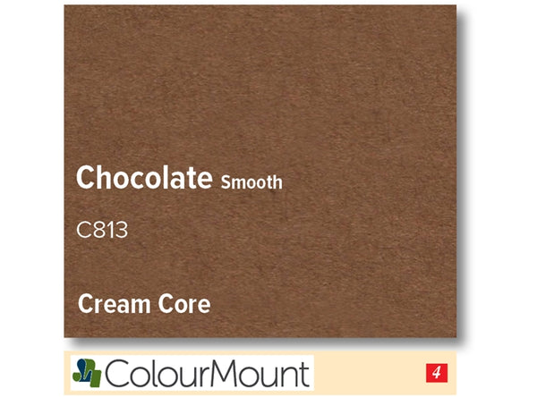 CHOCOLATE  - Colourmount Cream Core Standard