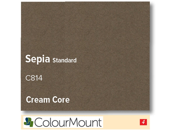 SEPIA  - Colourmount Cream Core Standard