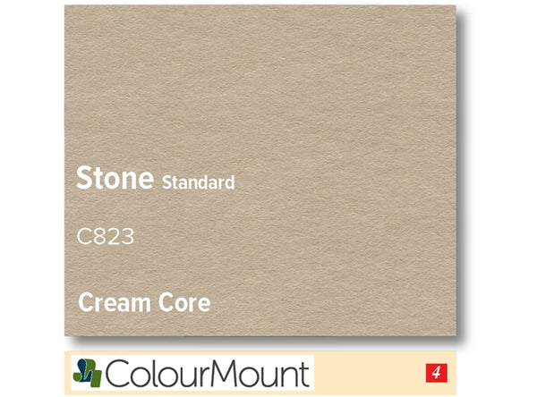 STONE  - Colourmount Cream Core Standard