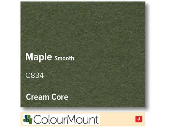 MAPLE   - Colourmount Cream Core Standard
