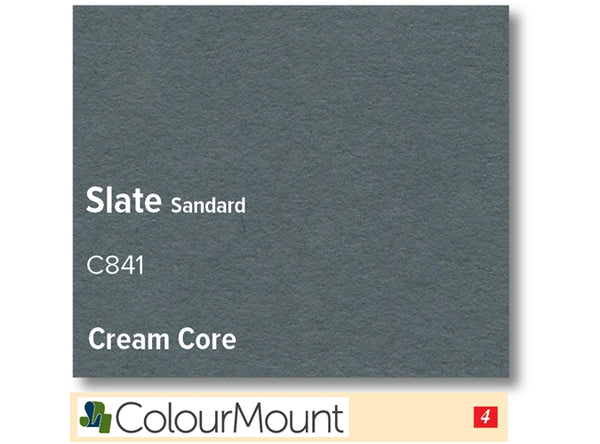 SLATE   - Colourmount Cream Core Standard