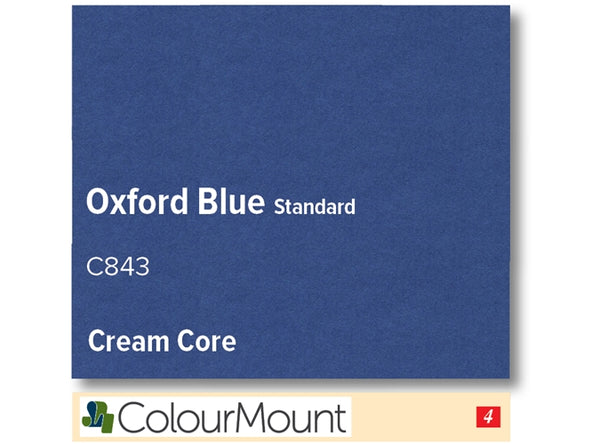 OXFORD BLUE   - Colourmount Cream Core Standard
