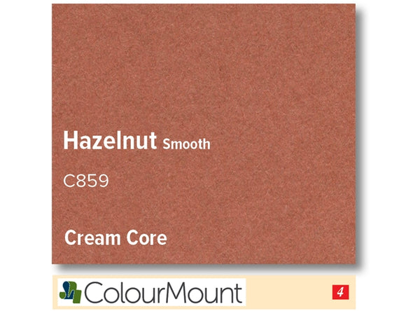 HAZELNUT   - Colourmount Cream Core Standard