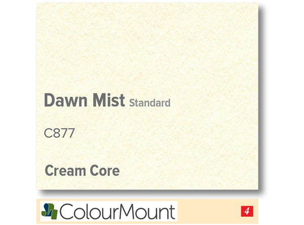 DAWN MIST   - Colourmount Cream Core Standard