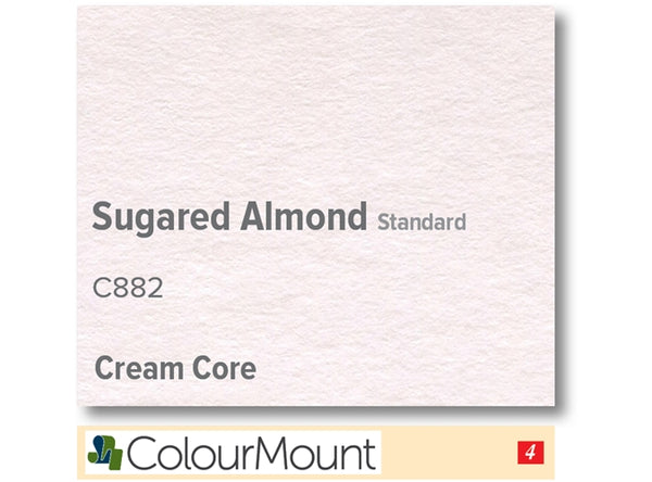 SUGARED ALMOND  - Colourmount Cream Core Standard