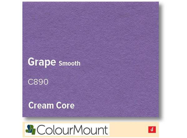 GRAPE   - Colourmount Cream Core Standard