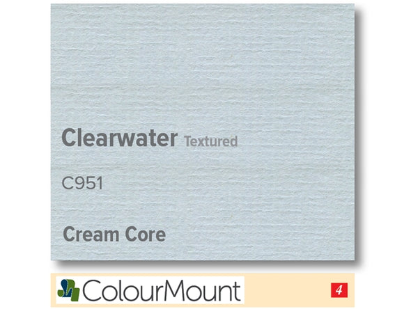 CLEARWATER   - Colourmount Cream Core Textured