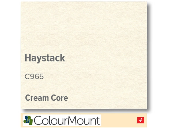 HAYSTACK  - Colourmount Cream Core Standard