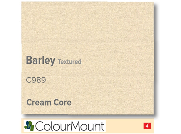 BARLEY   - Colourmount Cream Core Textured
