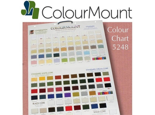 BLACK   - Colourmount White Core Smooth