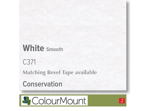 WHITE   - Colourmount Conservation Smooth